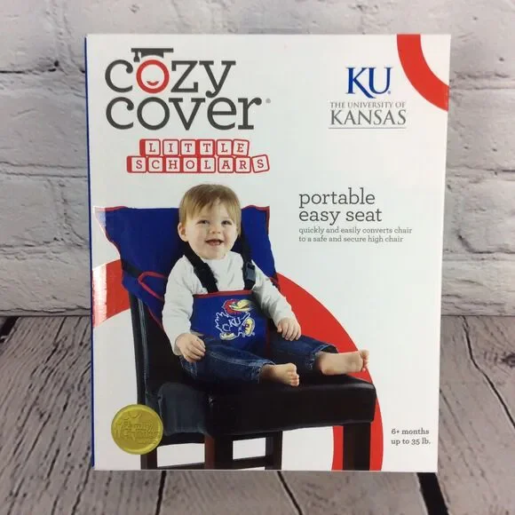 NCAA Kansas Jayhawks”Baby Shower Gift Set” Easy Seat~Carrier Covers~Changing Pad
